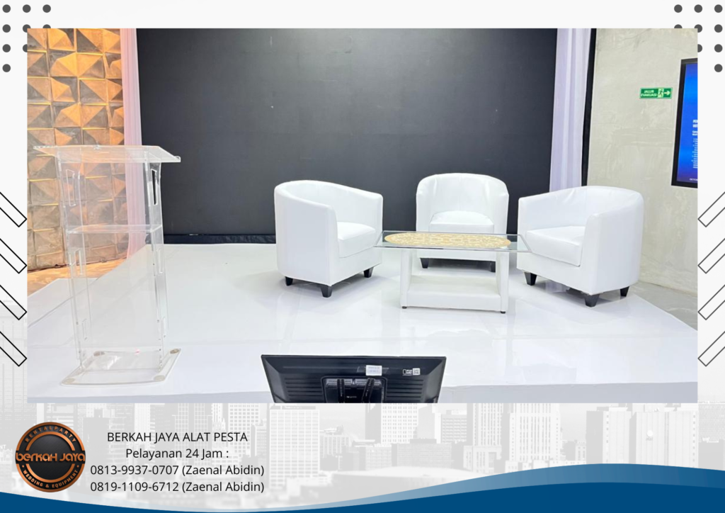 Jasa Sewa Sofa Oval Putih Di Daerah Jakarta Selatan