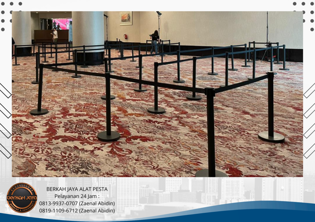 Rental Tiang Bendera Dan Tiang Antrian Stainless Area Jakarta Selatan
