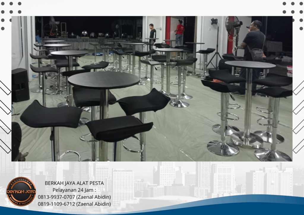 Jasa Rental Barstool Hitam Jakarta