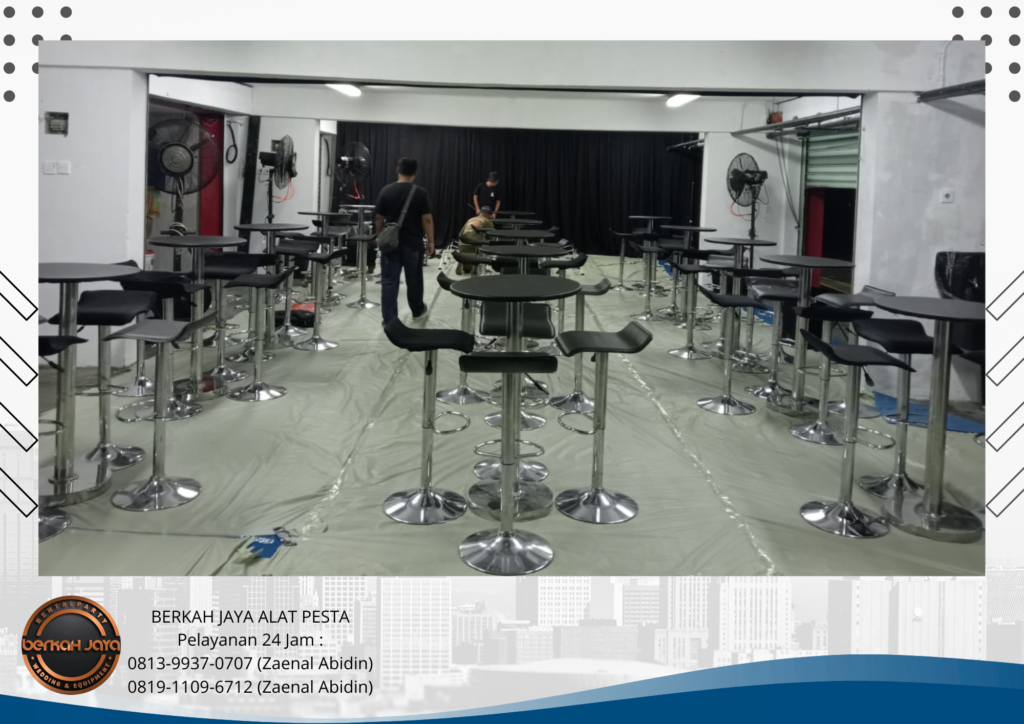 Pusat Sewa Barstool Putih Hitam Area Jagakarsa Jakarta Selatan