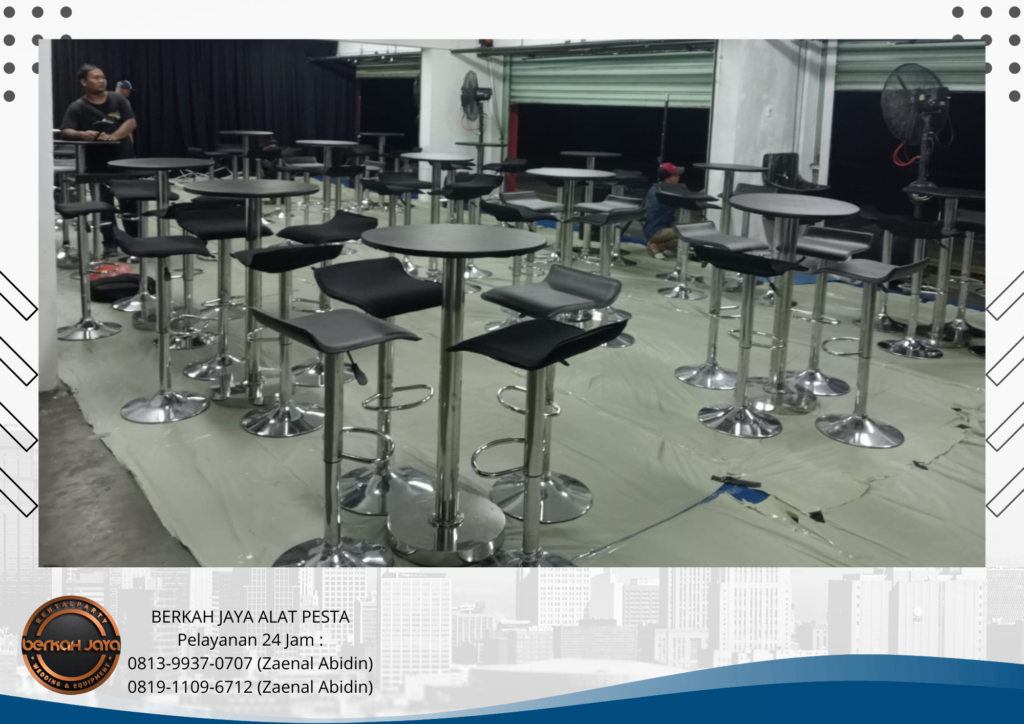 Pusat Sewa Barstool Putih Hitam Area Jagakarsa Jakarta Selatan