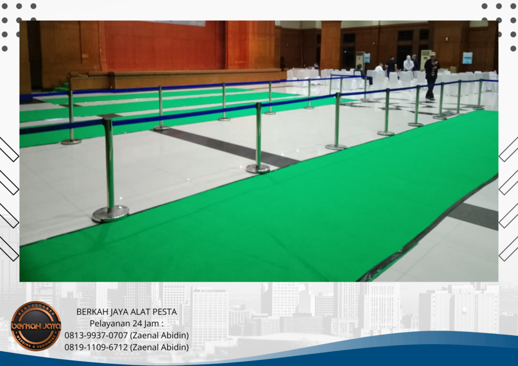 Sewa Queue Line Pembatas Antrian Stainless Jakarta Selatan