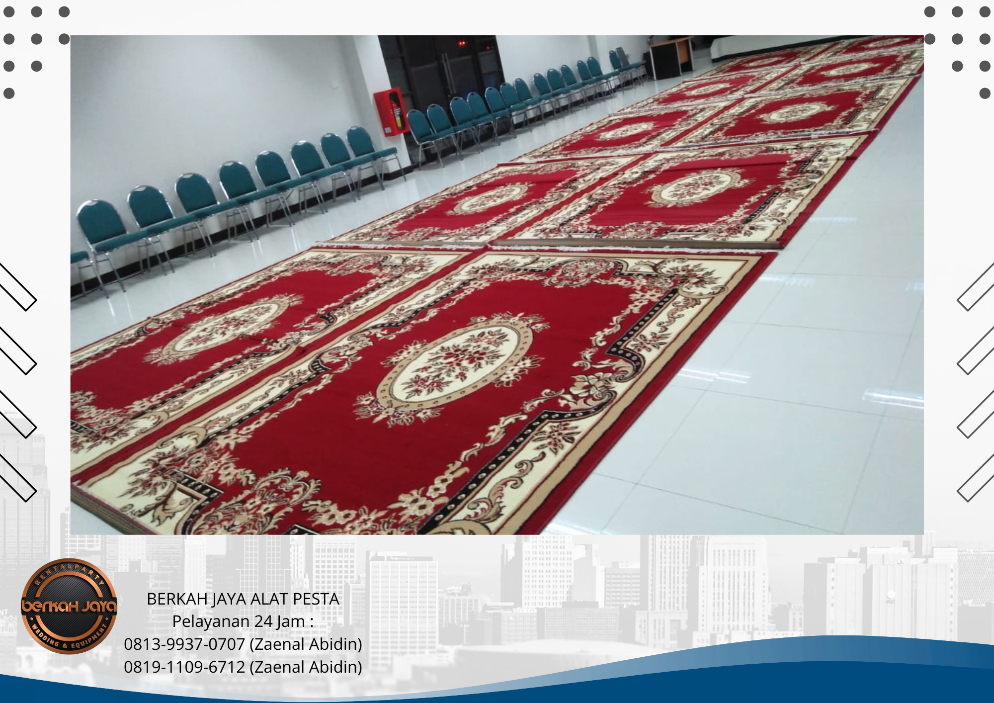 Tempat Sewa Karpet Permadani Bersih Daerah Jakarta Selatan
