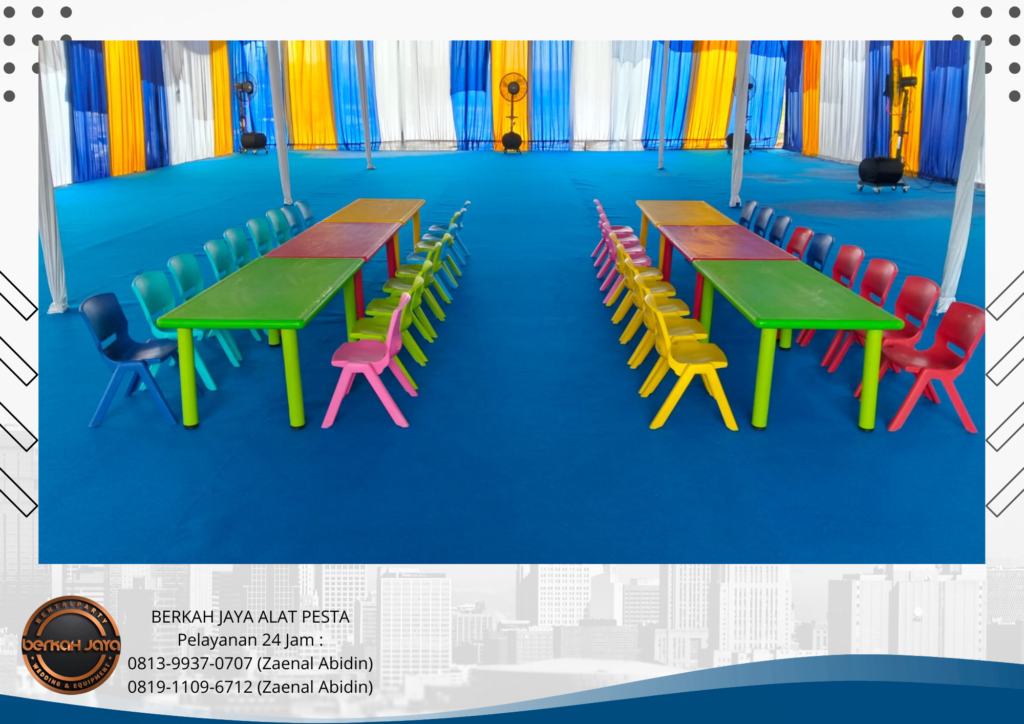 Sewa Kursi Anak Set Meja Daerah Jakarta Warna Warni Harga Murah