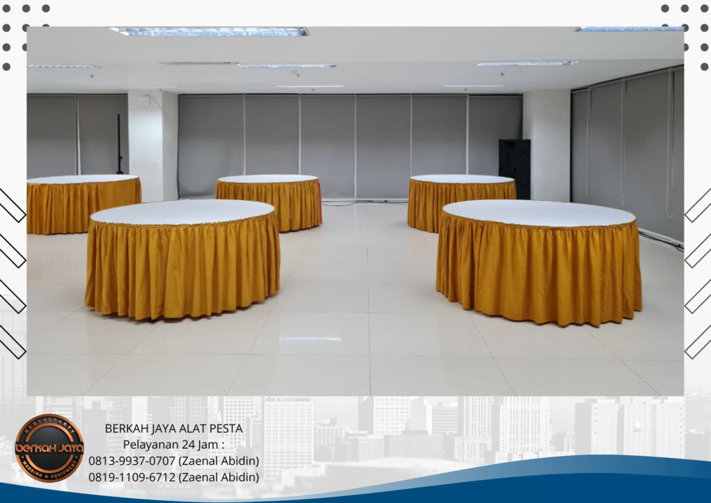 Layanan Sewa Meja Bulat Daerah Jakarta Selatan Harga Murah