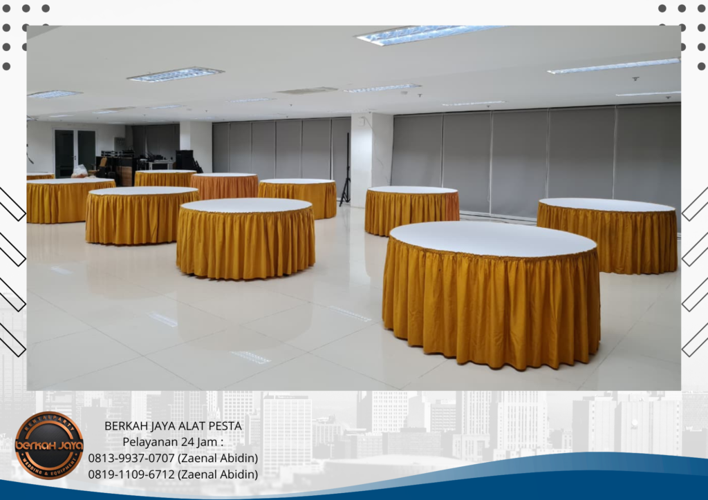 Layanan Sewa Meja Bulat Daerah Jakarta Selatan Harga Murah