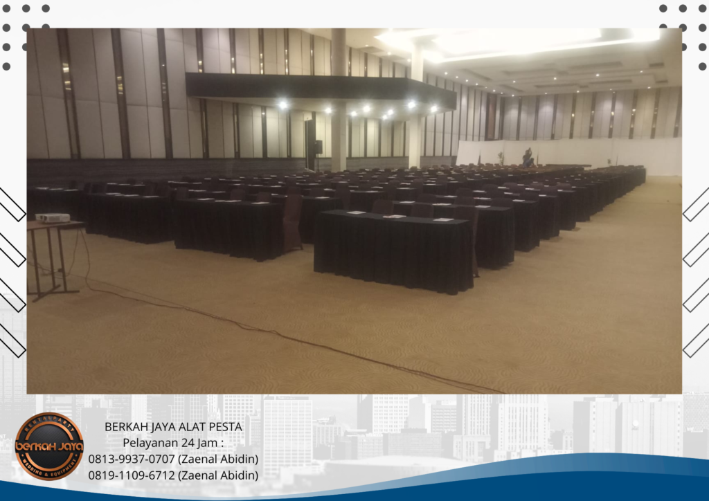 Sewa Meja IBM Dan Kursi Futura Event Hotel Santika Jakarta