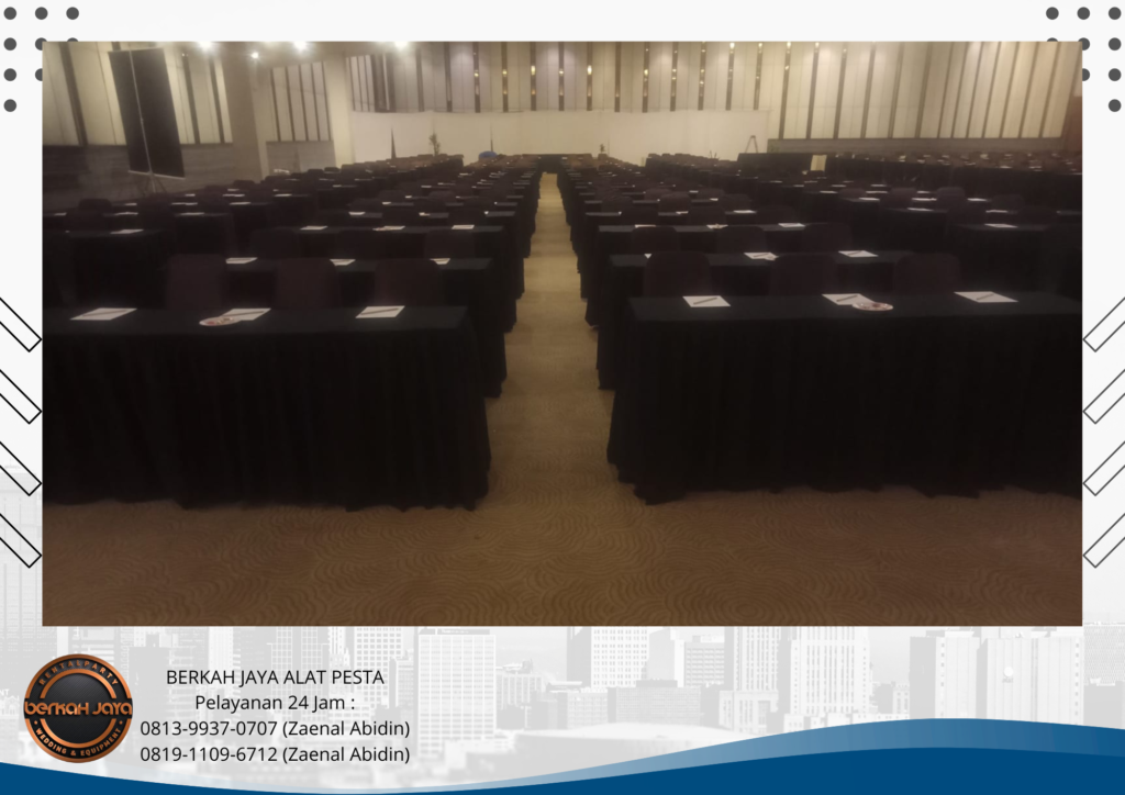 Sewa Meja IBM Dan Kursi Futura Event Hotel Santika Jakarta