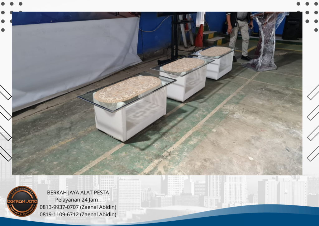 Sewa Meja VIP Kaca Daerah Jakarta Selatan Kualitas Terbaik