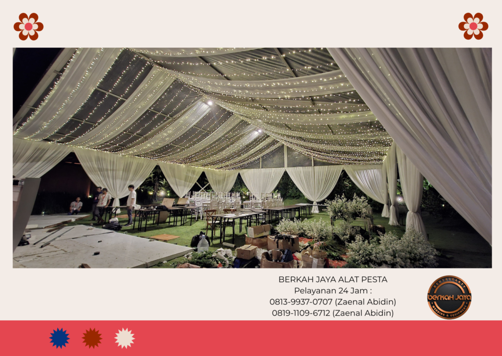 Jasa Dekorasi Kain Tenda Roder Area Jakarta Selatan