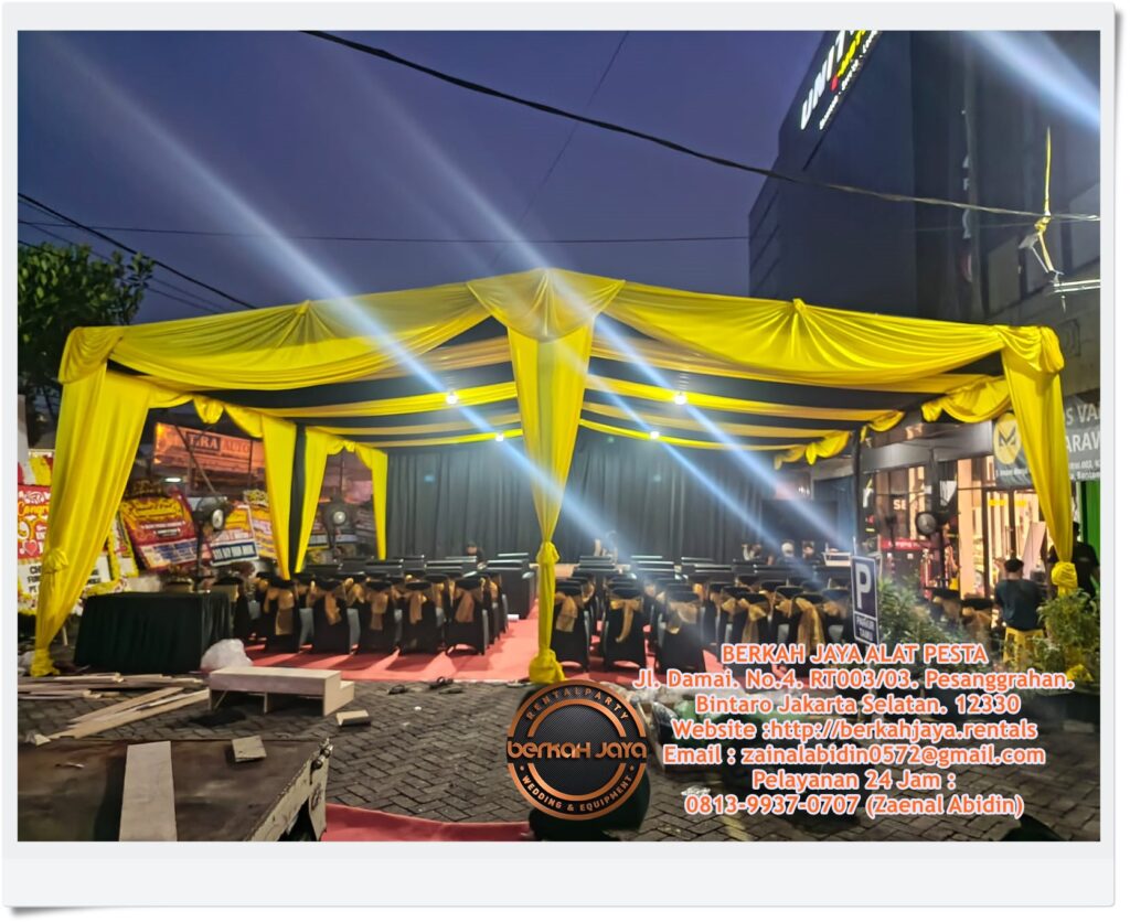 Sewa Tenda Konvensional Event Outdoor Daerah Depok