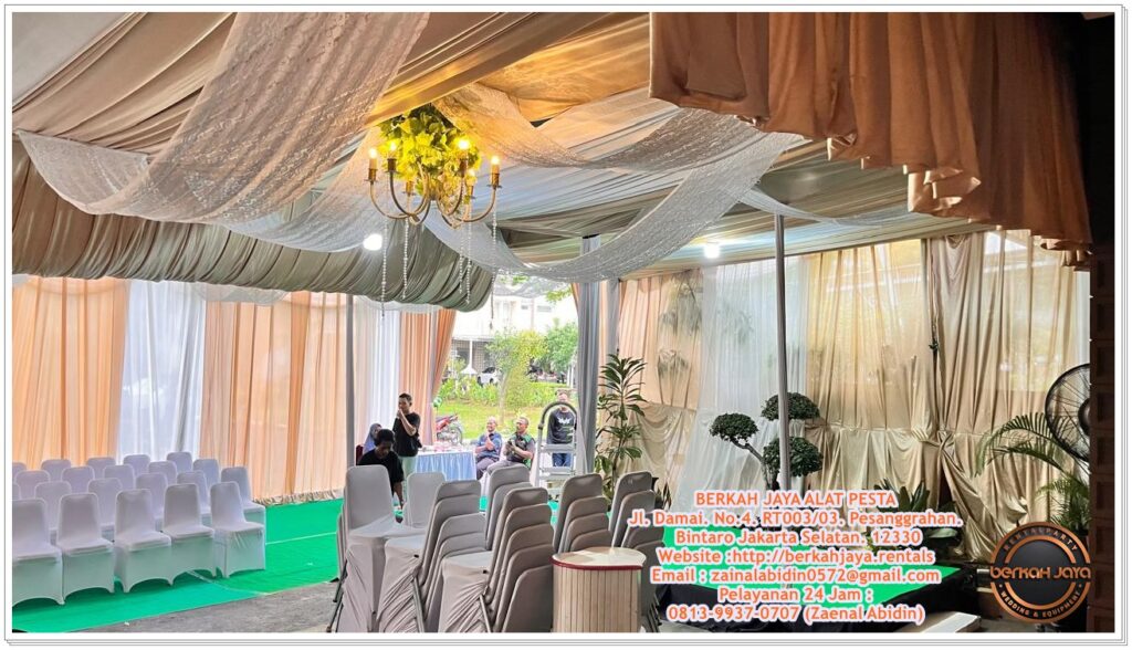 Sewa Tenda Pernikahan Area Jakarta Selatan Model Terbaru