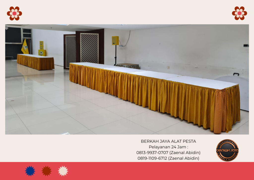 Sewa Meja Kotak Event Mall Cipinang Jakarta Timur