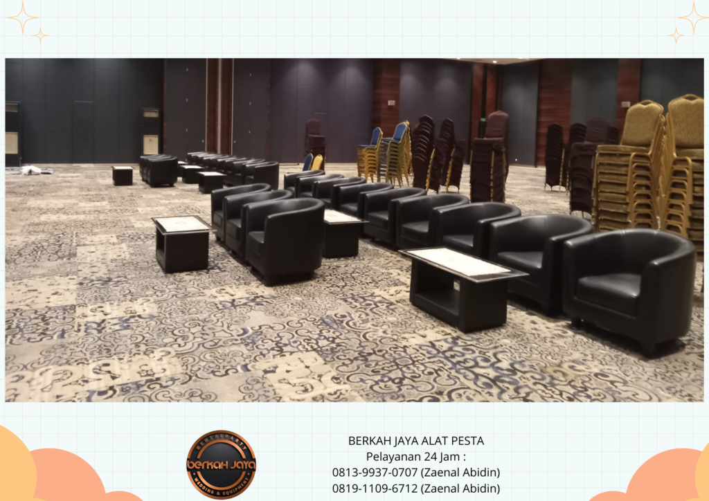 Jasa Sewa Sofa Oval Hitam Di Jakarta Berkualitas Empuk