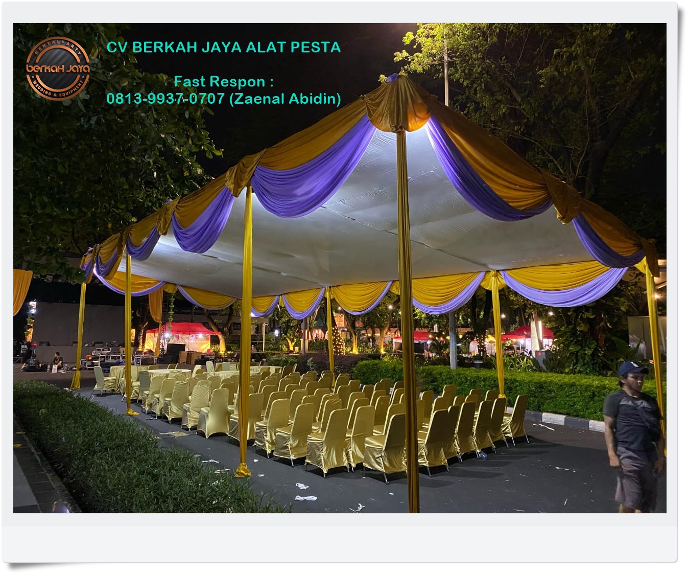 Jasa Rental Tenda Konvensional Beragam Model Dekorasi Siap Setting Jakarta