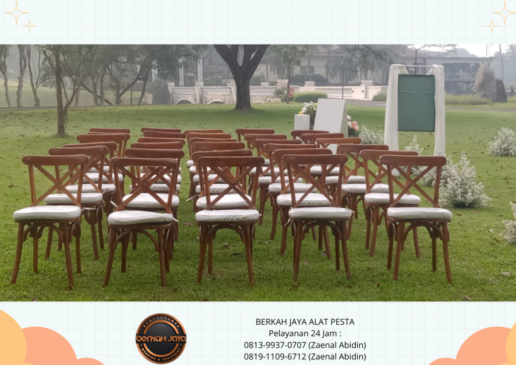 Pusat Sewa Kursi Crossback Chairs Jakarta Selatan