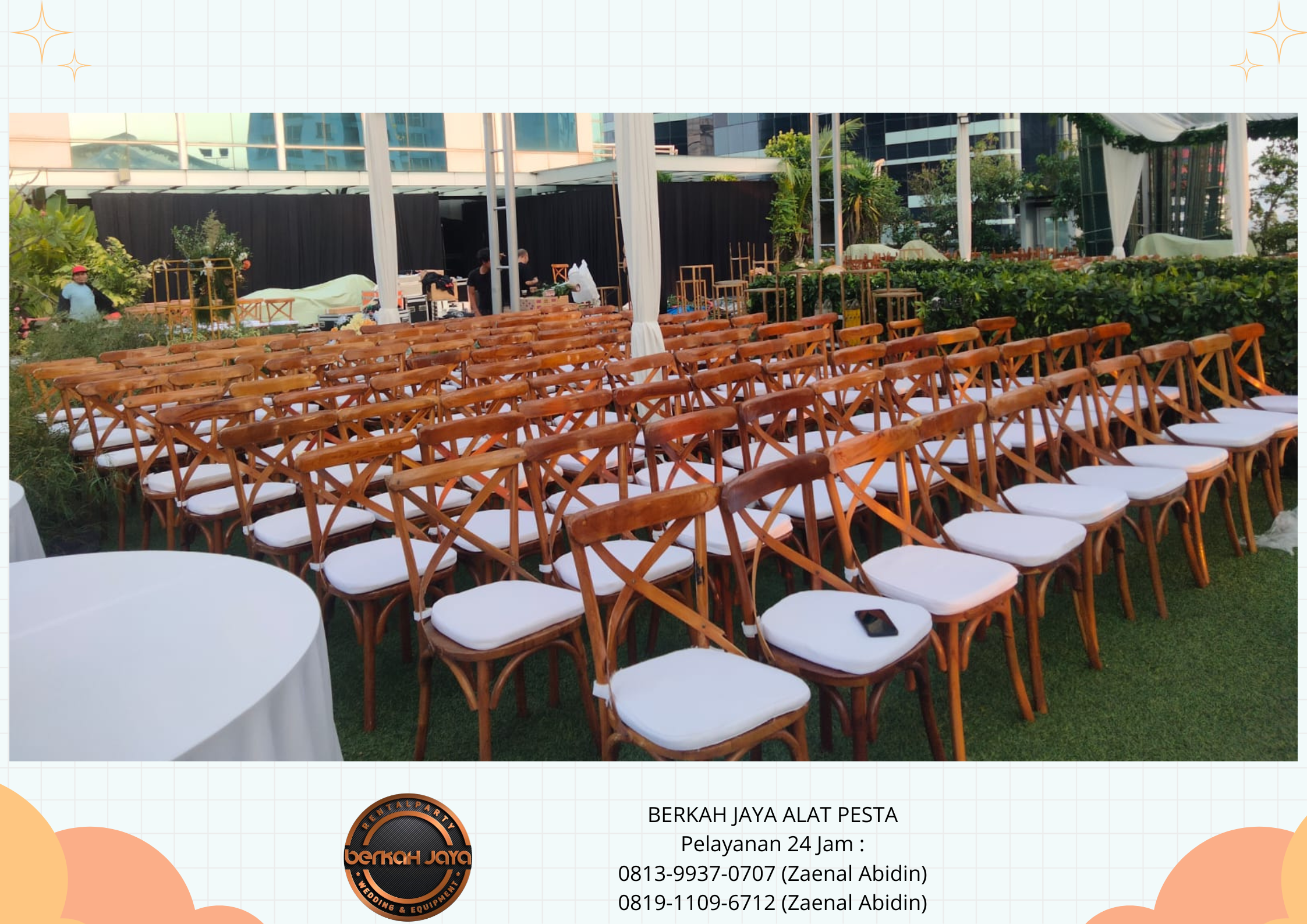 Pusat Sewa Kursi Crossback Chairs Jakarta Selatan