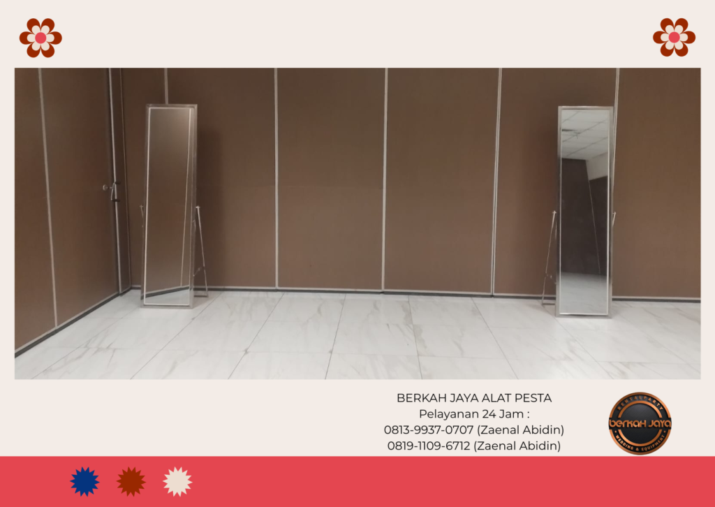 Rental Cermin Rias Full Body Frame stainless Area Jakarta Selatan