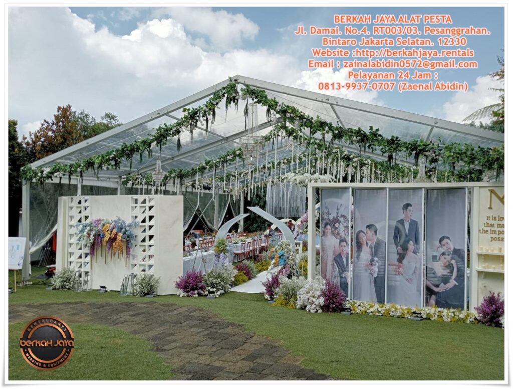 Sewa Tenda Pernikahan Area Jakarta Selatan Model Terbaru