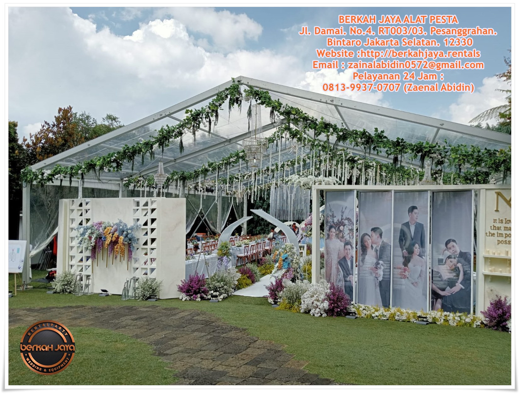 Sewa Tenda Pernikahan Area Jakarta Selatan Model Terbaru