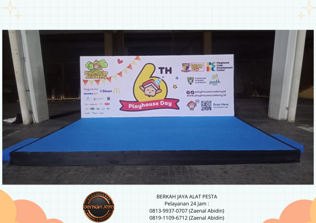 Rental Panggung Backdrop Tenda Bazar Area Jakarta Selatan