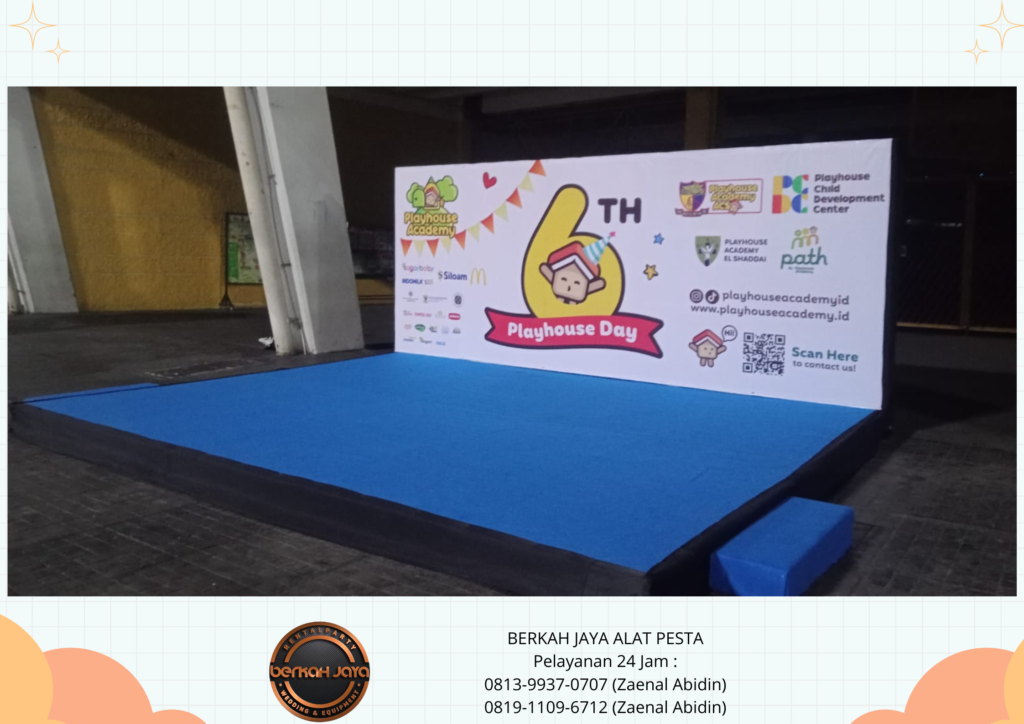 Rental Panggung Backdrop Tenda Bazar Area Jakarta Selatan