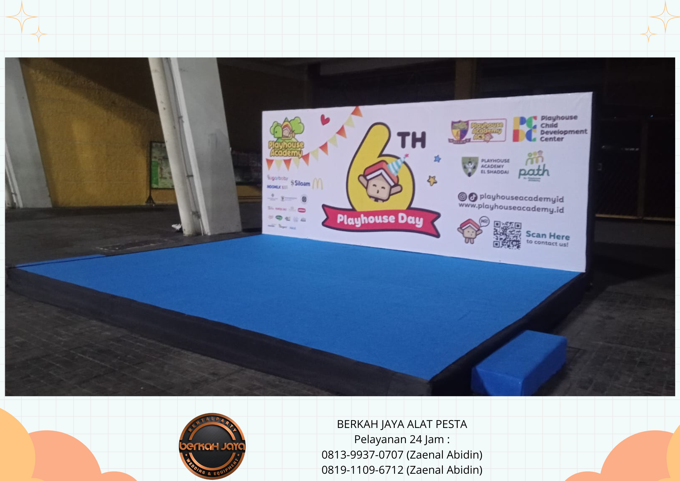 Rental Panggung Backdrop Tenda Bazar Area Jakarta Selatan