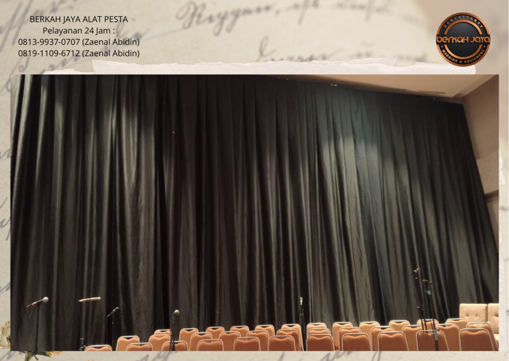 Layanan Sewa Tirai Dekorasi Dinding Area Jakarta Selatan Berkualitas Bersih