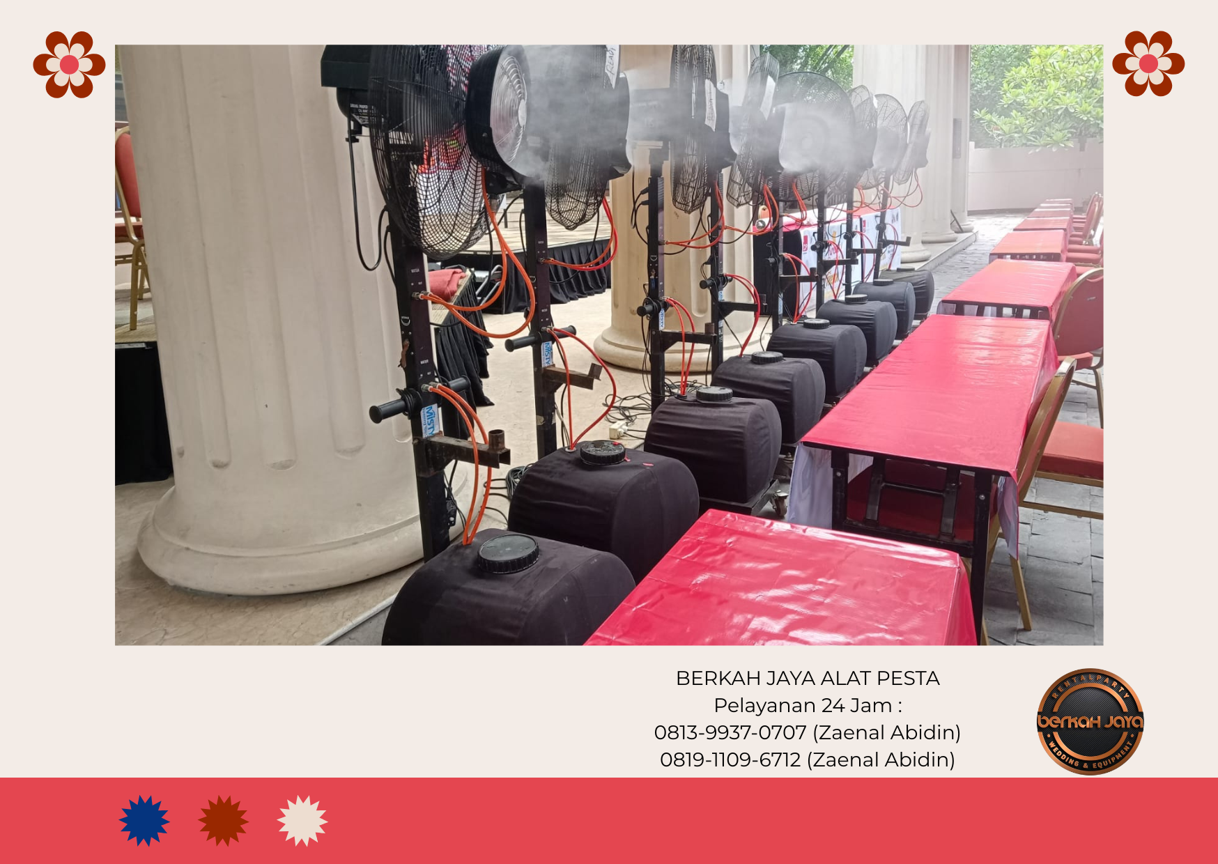 Sewa Misty Fan Dan Air Cooler Area Jakarta Pusat