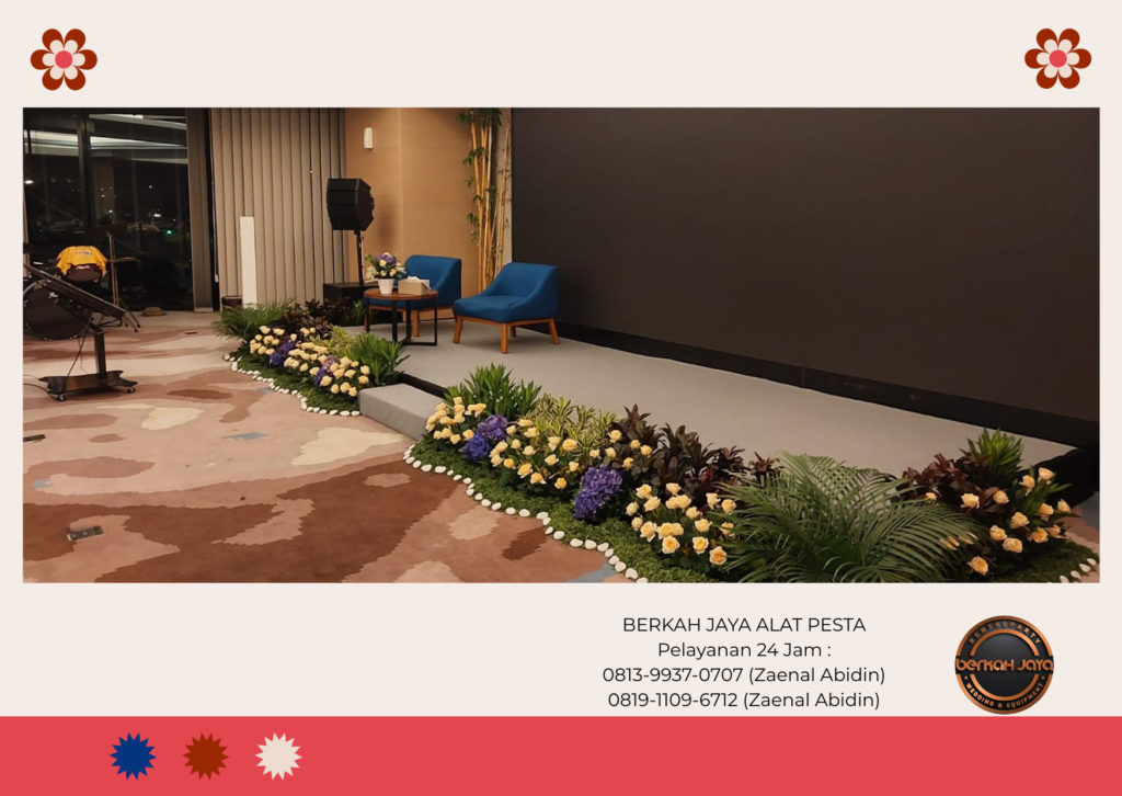 Sewa Backdrop Dan Panggung Full Dekorasi Mini Garden Jakarta Selatan