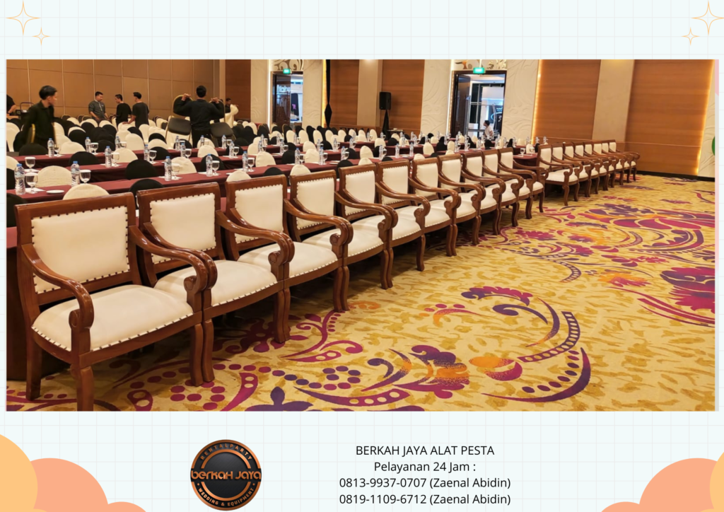 Sewa Kursi Dan Meja VIP Kayu Daerah Jakarta Pusat Fast Respon