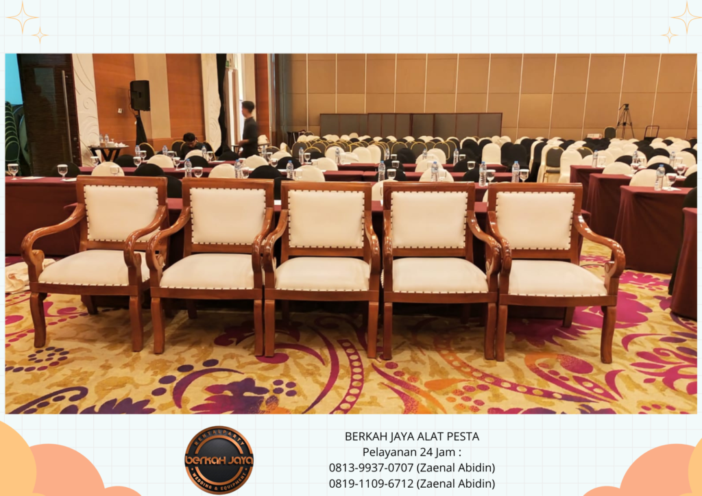 Sewa Kursi Dan Meja VIP Kayu Daerah Jakarta Pusat Fast Respon
