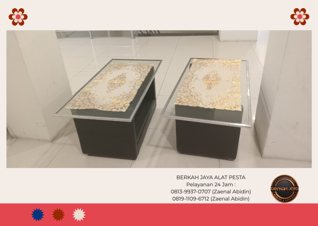 Sewa Kursi Event Meja Kotak Meja Bundar Meja kaca Area Jakarta Selatan