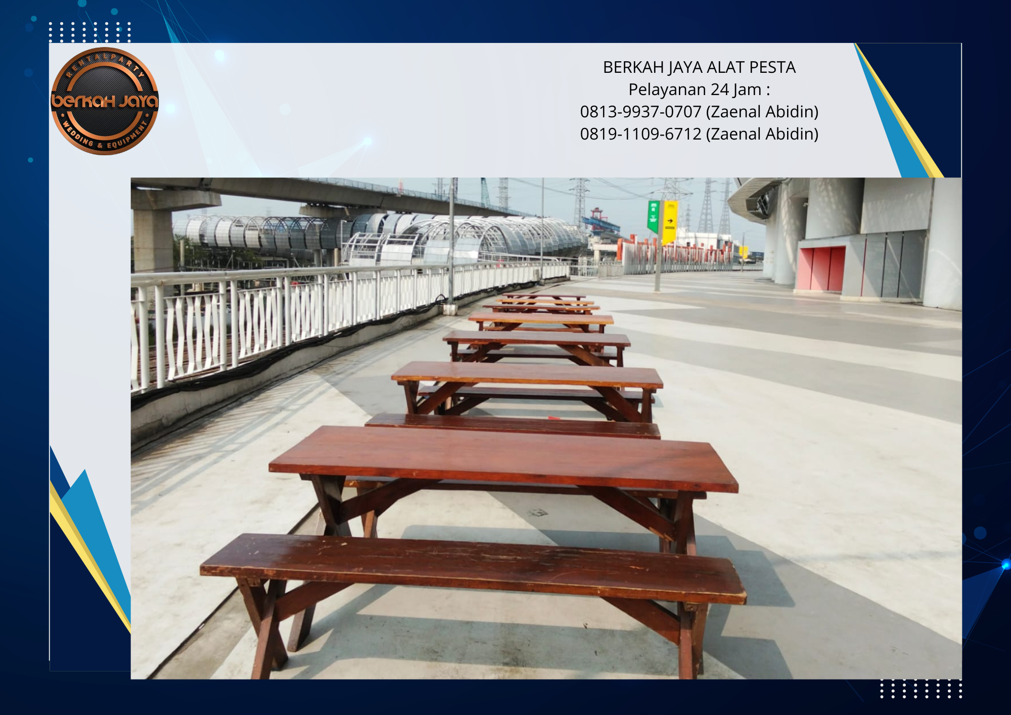Sewa Kursi Meja Taman Kaki Silang Jakarta Selatan