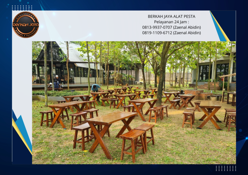 Sewa Kursi Meja Taman Kaki Silang Jakarta Selatan