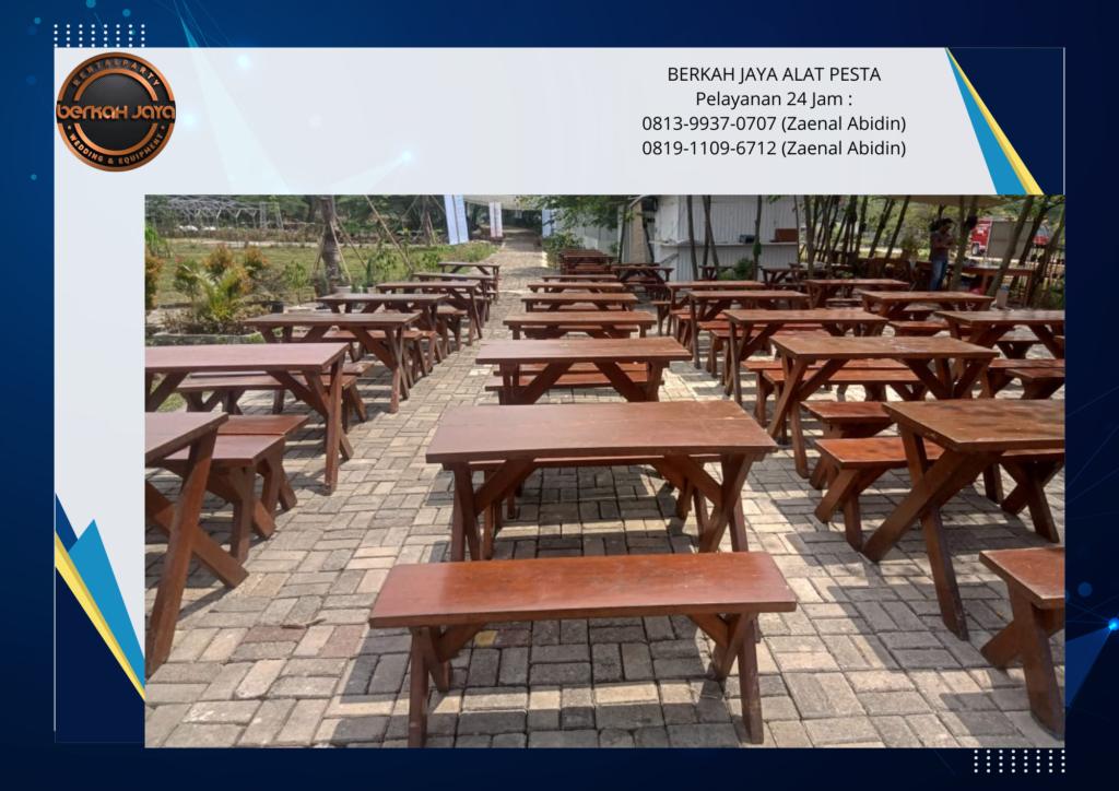 Sewa Kursi Meja Taman Kaki Silang Jakarta Selatan
