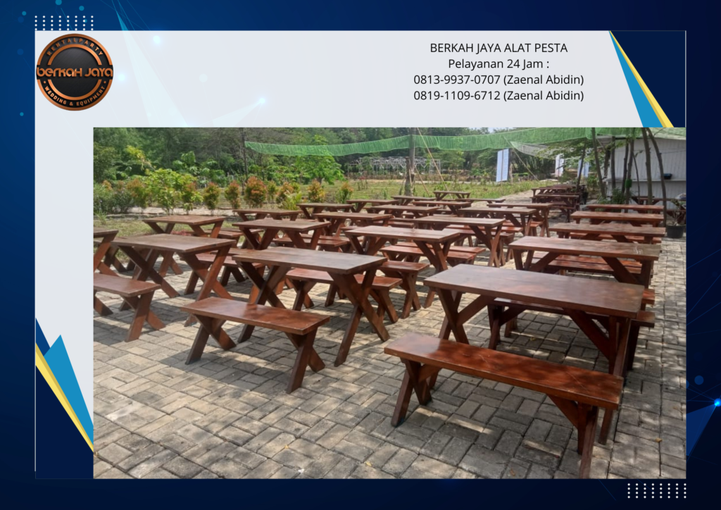 Sewa Kursi Meja Taman Kaki Silang Jakarta Selatan
