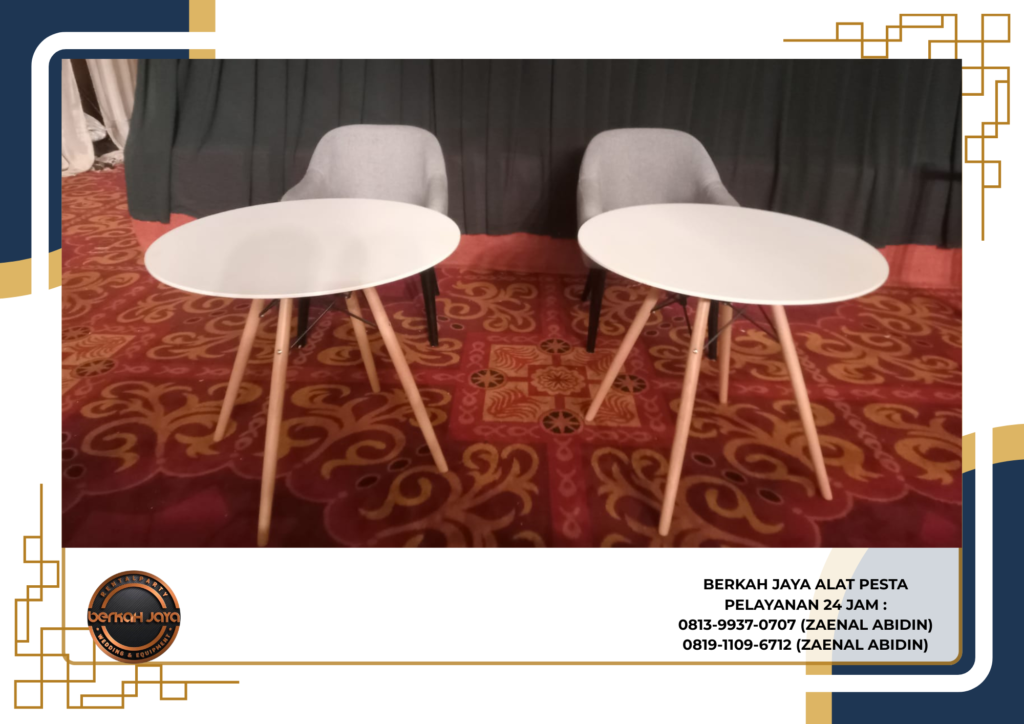 Tempat Sewa Meja Kopi Warna Putih Area Jakarta