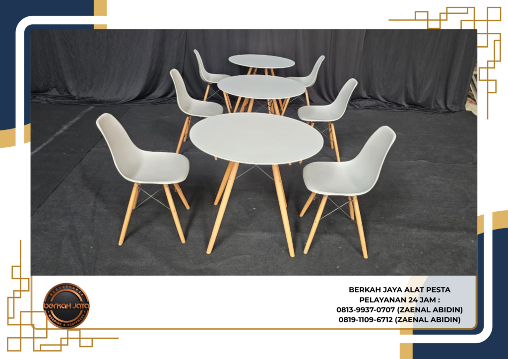 Tempat Sewa Meja Kopi Warna Putih Area Jakarta