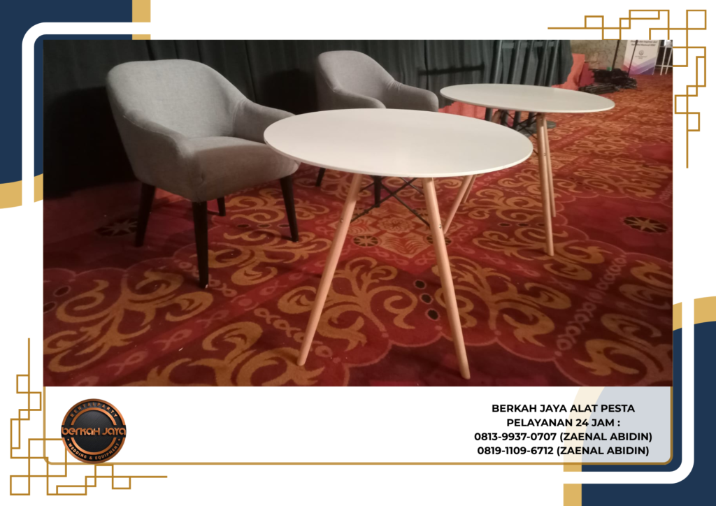 Tempat Sewa Meja Kopi Warna Putih Area Jakarta