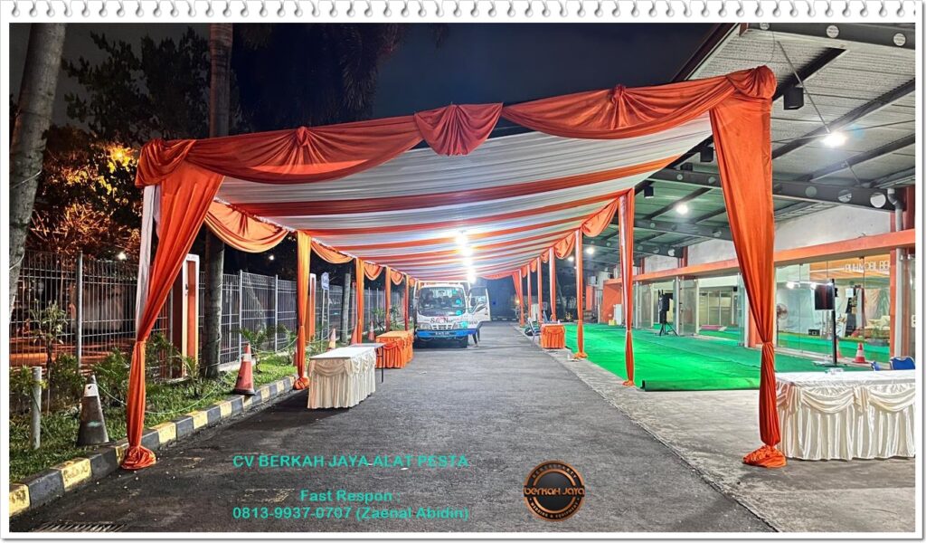 Jasa Rental Tenda Konvensional Beragam Model Dekorasi Siap Setting Jakarta