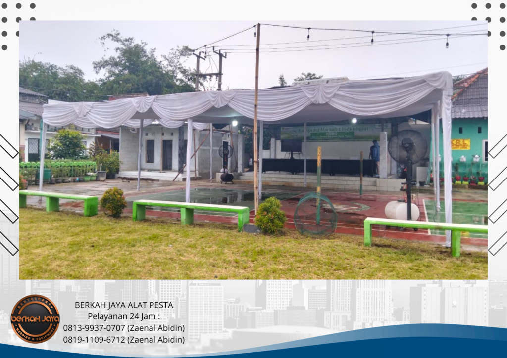 Sewa Tenda Plafon Aneka Warna Rumbai Area Jakarta Selatan