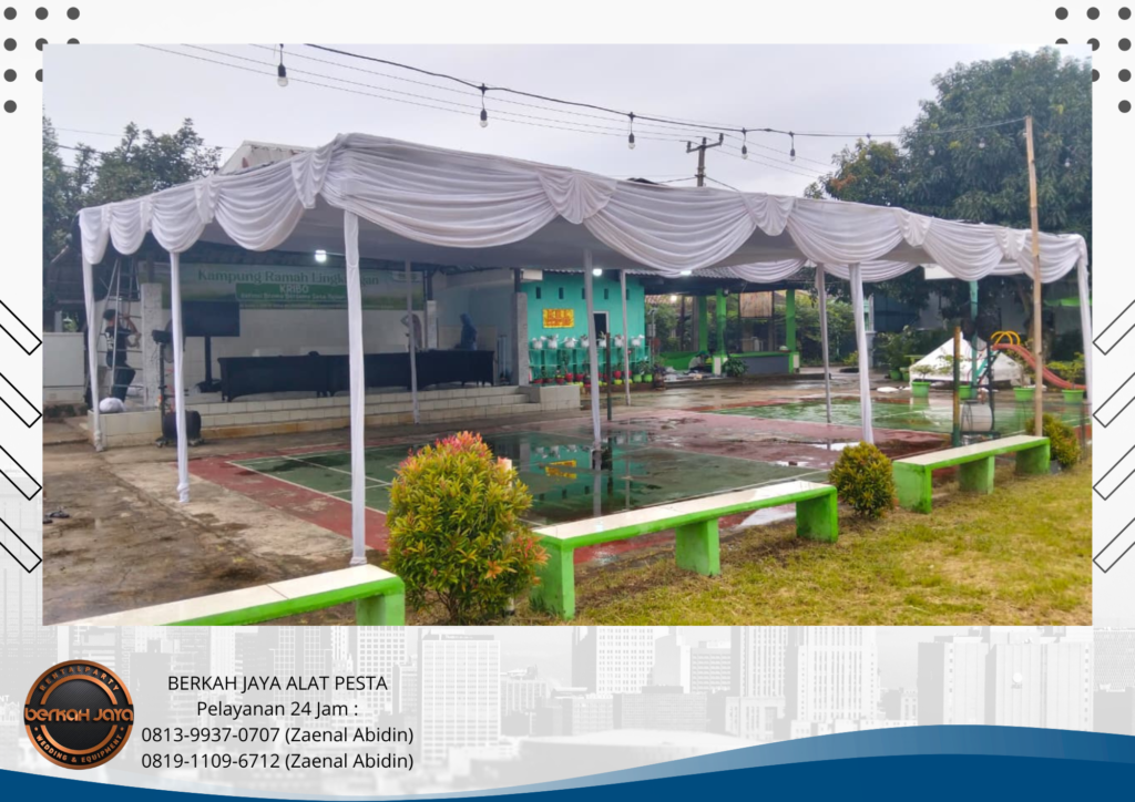 Sewa Tenda Plafon Aneka Warna Rumbai Area Jakarta Selatan
