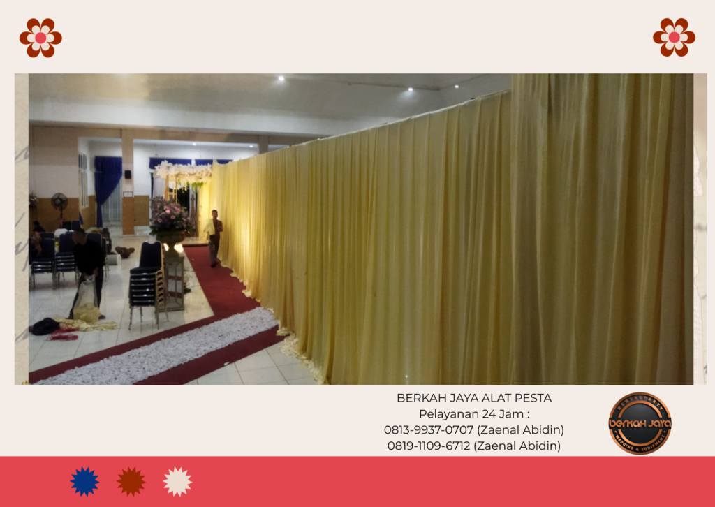 Jasa Sewa Tirai Filamin Dan Lotto Area Jakarta Selatan