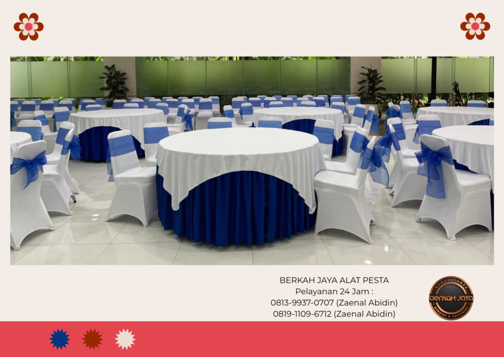 Pusat Sewa Meja Bundar Area Jabodetabek Berkualitas Kokoh