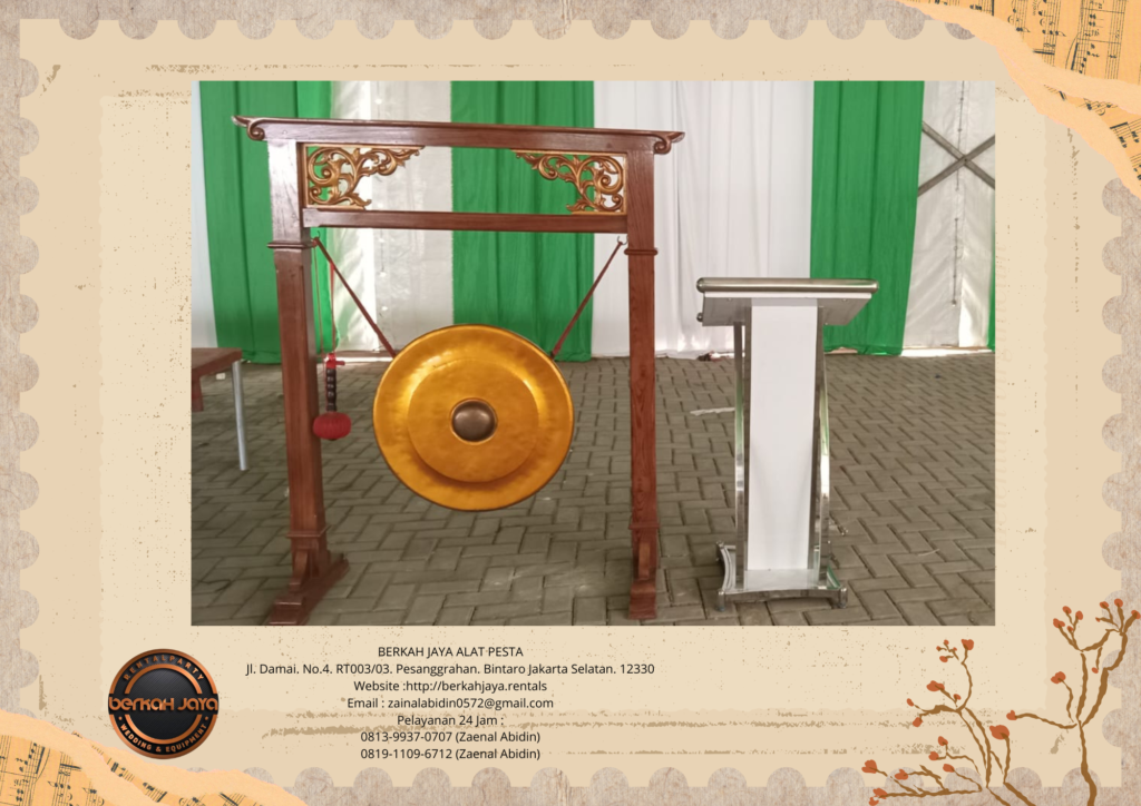 Sewa Gong Peresmian Area Jakarta Selatan