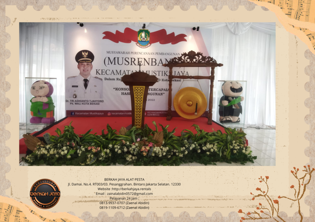 Sewa Gong Peresmian Area Jakarta Selatan