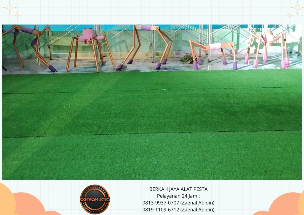 Sewa Karpet Rumput Sintetis Hijau Area Jakarta Selatan