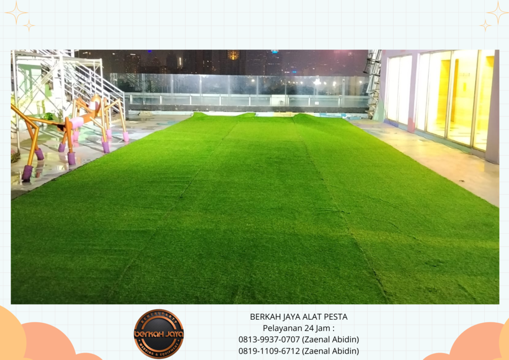 Sewa Karpet Rumput Sintetis Hijau Area Jakarta Selatan