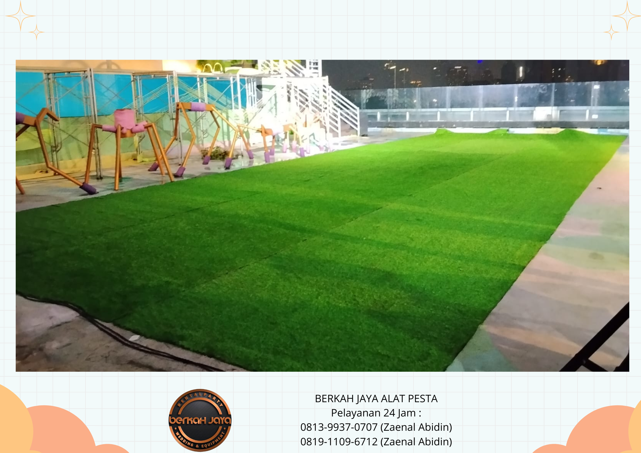 Sewa Karpet Rumput Sintetis Hijau Area Jakarta Selatan Sewa Karpet Rumput Sintetis Hijau Area Jakarta Selatan